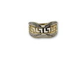 Bague versace style inifinie en or 10k - orquebec