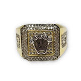 Bague versace style rolex en or 10k pour homme - orquebec