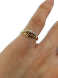 Bague Versace002 ruby rouge en or 10k - orquebec