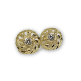 Boucle d'oreille en or 10K - orquebec