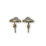 Boucle d'oreille jesus en or 10k 2  tons - orquebec
