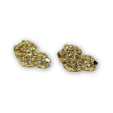 boucle d'oreille Nugget en or 10K - orquebec