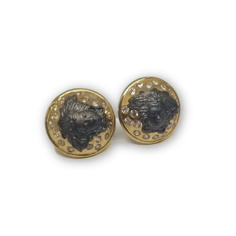 Boucle d'oreille Versace Blacky en or 10K - orquebec