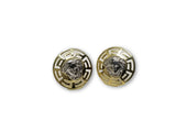 boucle oreille versace en or 10k - orquebec