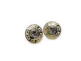 boucle oreille versace en or 10k - orquebec