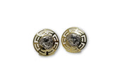 boucle oreille versace en or 10k - orquebec