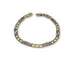 Bracelet 2 tons 4.5mm en or 10K coupe diamond Cut - orquebec