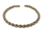 Bracelet 4mm torsade en or 10K - orquebec