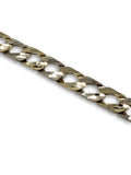 Bracelet 8mm 2 tons or jaune et or blanc 10k coupe diamond cut - orquebec