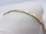 Bracelet en or 10 karat 2 tons Solid - orquebec