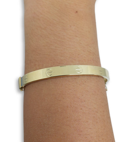 Bracelet en or 10K / Bangle in 10K gold - orquebec