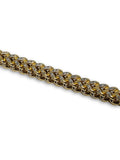 Bracelet Franco 4mm Coupe Diamond Cut en or 10K - orquebec
