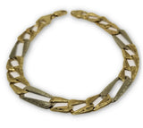 Bracelet goumette 2 tons en or 10k 8mm - orquebec