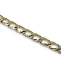 Bracelet Goumette 8.5mm en or 10k Coupe Diamond Cut - orquebec