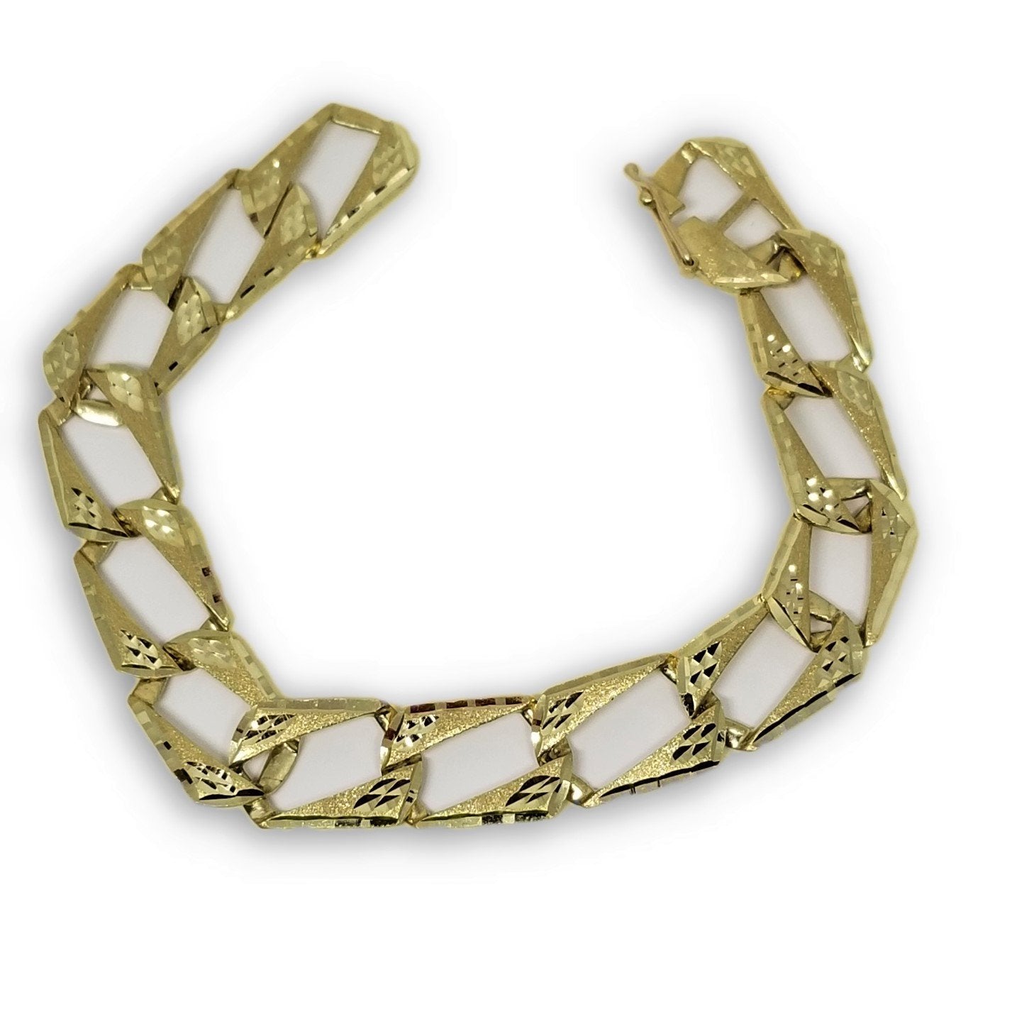 Bracelet goumette en or 10K 13mm - orquebec