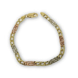 Bracelet goumette Versace en or 10K - orquebec