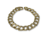 Bracelet Gourmette 12mm  Reservible en or 10k - orquebec