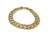 Bracelet Gourmette style nugget en or 10k - orquebec