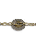 Bracelet infinity style greek design en or 10K - orquebec