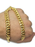 Bracelet Miami Cuban Link 9.5mm en or 10k Italien Boomber - orquebec