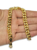 Bracelet Miami Cuban Link 9.5mm en or 10k Italien Boomber - orquebec