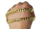 Bracelet Miami Cuban Link en or 10k Box Lock 9mm - orquebec