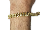 Bracelet Miami Cuban Link en or 10k Box Lock 9mm - orquebec