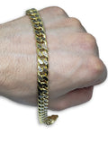 Bracelet MiamiCubanLink  9mm en or 10K Coupe Diamond cut - orquebec