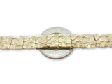 Bracelet scareface nugget en or 10k diamond cut 10mm - orquebec