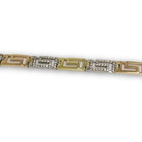 Bracelet Versace 3 tons Large en or 10K 6mm - orquebec