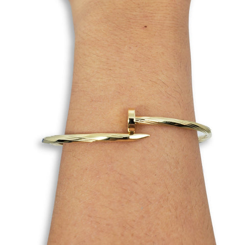 Bracelet10 en or 10K / Bangle10 in 10K gold - orquebec