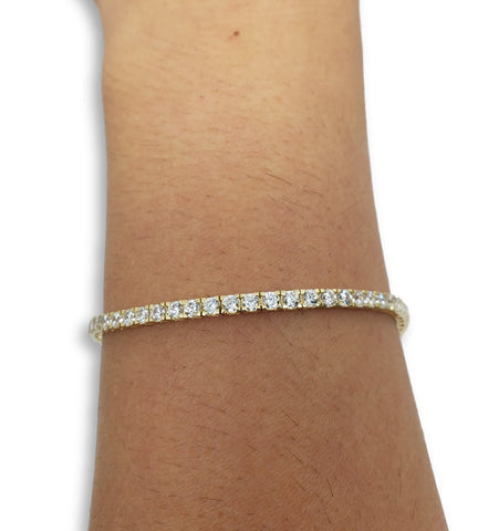 Bracelet11 en or 10K / Bangle11 in 10K gold - orquebec