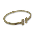 Bracelet2 en or 10K / Bangle2 in 10K gold - orquebec