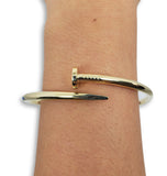 Bracelet4 en or 10K / Bangle4 in 10K gold - orquebec