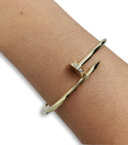 Bracelet5 en or 10K / Bangle5 in 10K gold - orquebec