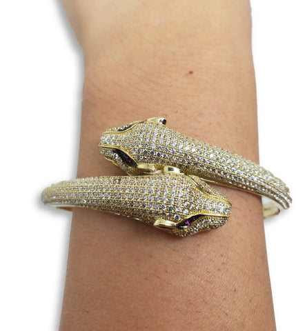 Bracelet6 en or 10K / Bangle6 in 10K gold - orquebec