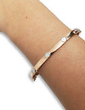 Bracelet8 en or rose 10K / Bangle8 in 10K rose gold - orquebec