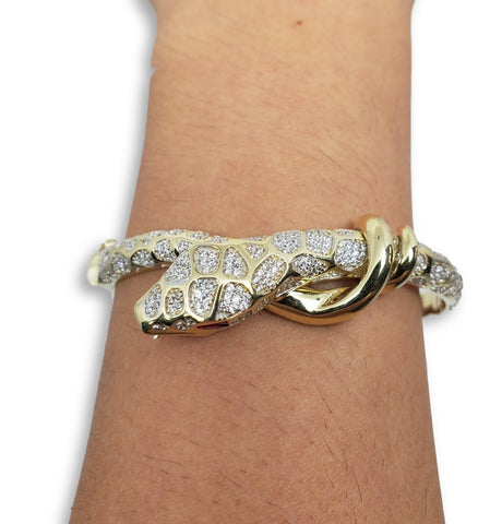 Bracelet9 en or 10K / Bangle9 in 10K gold - orquebec