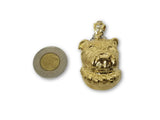 Bulldog en or 10k coupe Diamond cut GMP-904 - orquebec