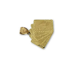 Carte de jeux Flush en or 10k Diamond Cut - orquebec