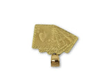 Carte de jeux Flush en or 10k Diamond Cut - orquebec
