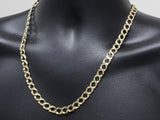 Chaine Casting Gourmette Curb Diamond Cut | New 10K Gold Chain For Him-Gold Custom