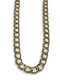 Chaine Casting Gourmette Curb Diamond Cut | New 10K Gold Chain For Him-Gold Custom