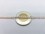 Chaine Courber Diamond cut en or 10 karat Italien 3.5mm - orquebec