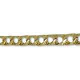 Chaine en or 10K casting coupe diamant a maille carr?©e MGC-046 | Diamond cut chain in 10K gold square link-Gold Custom