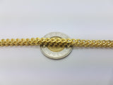 CHAINE FRANCO EN OR JAUNE 10K 6MM | Franco Chain For Him 6mm in Gold 10kt-Gold Custom