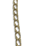 Chaine Gourmette Coupe Diamants 10K Gold Chain Diamond Cut Curb-Gold Custom