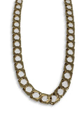 Cha?®ne gourmette coupe diamant 10K Nouveaut?© | Diamond Cut Chain in gold 10K new for men-Gold Custom