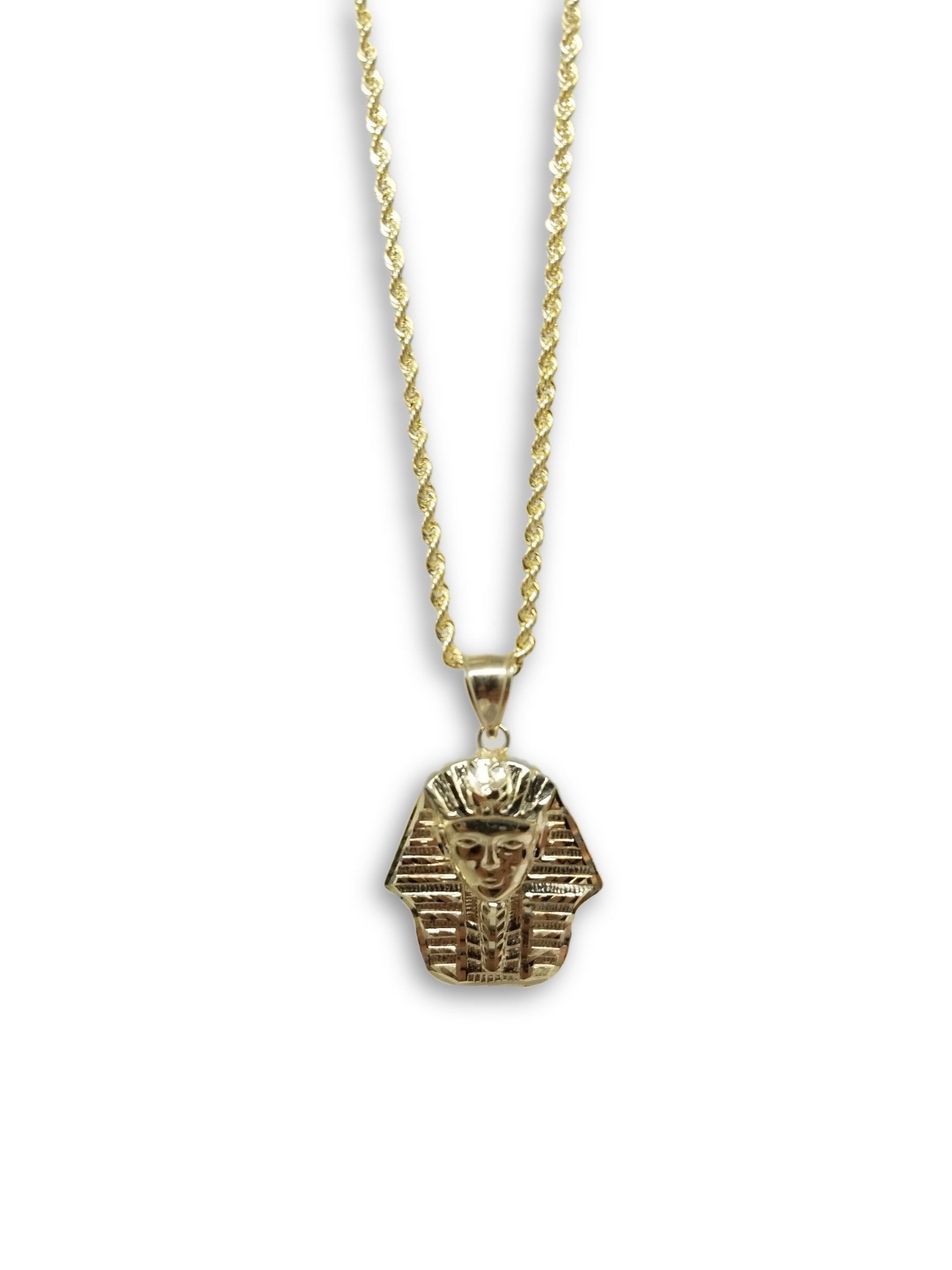 Chaine torsade en or 10k + Pharaoh en or 10k - orquebec