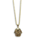 Chaine torsade en or 10k + Pharaoh en or 10k - orquebec